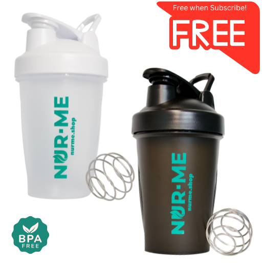 NUR-ME Blender, Classic Shaker Bottle.-NUR-ME