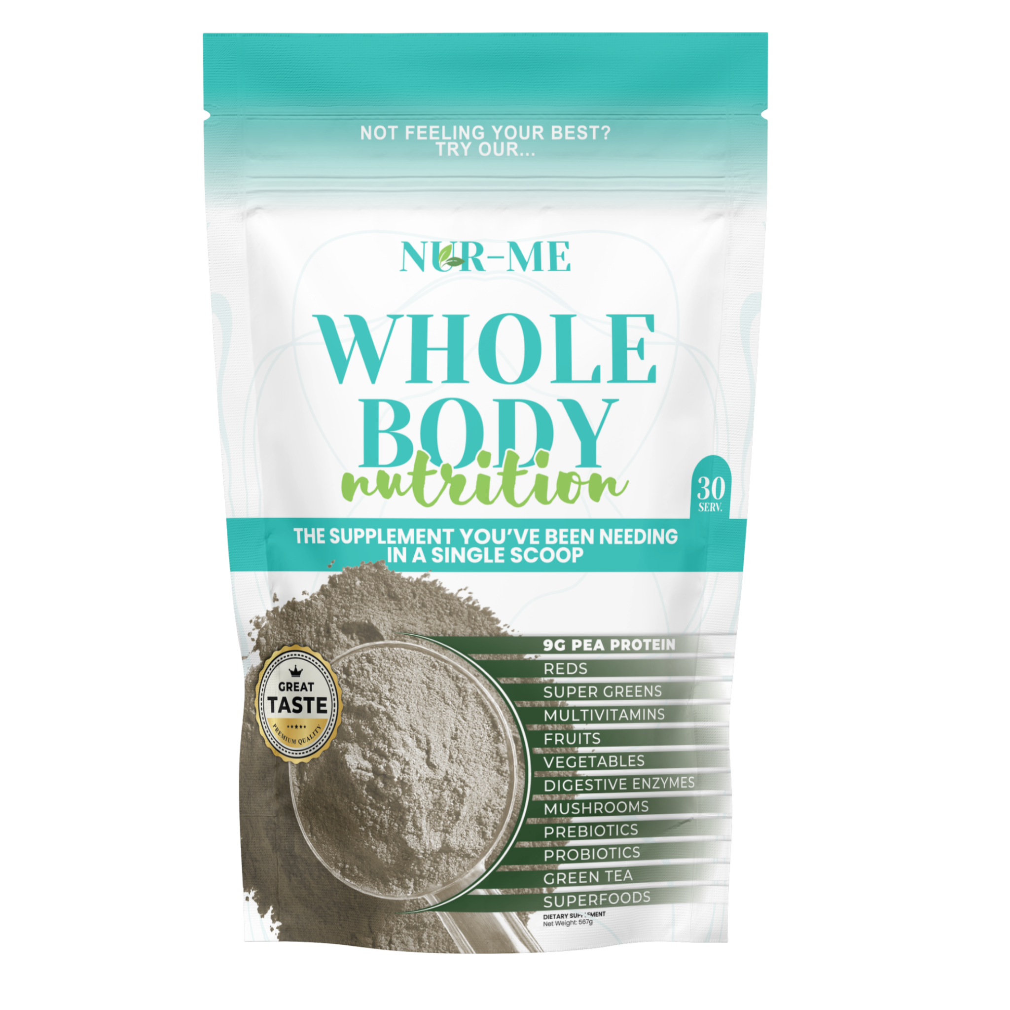 NUR-ME Whole Body Nutrition Superfood Supplement