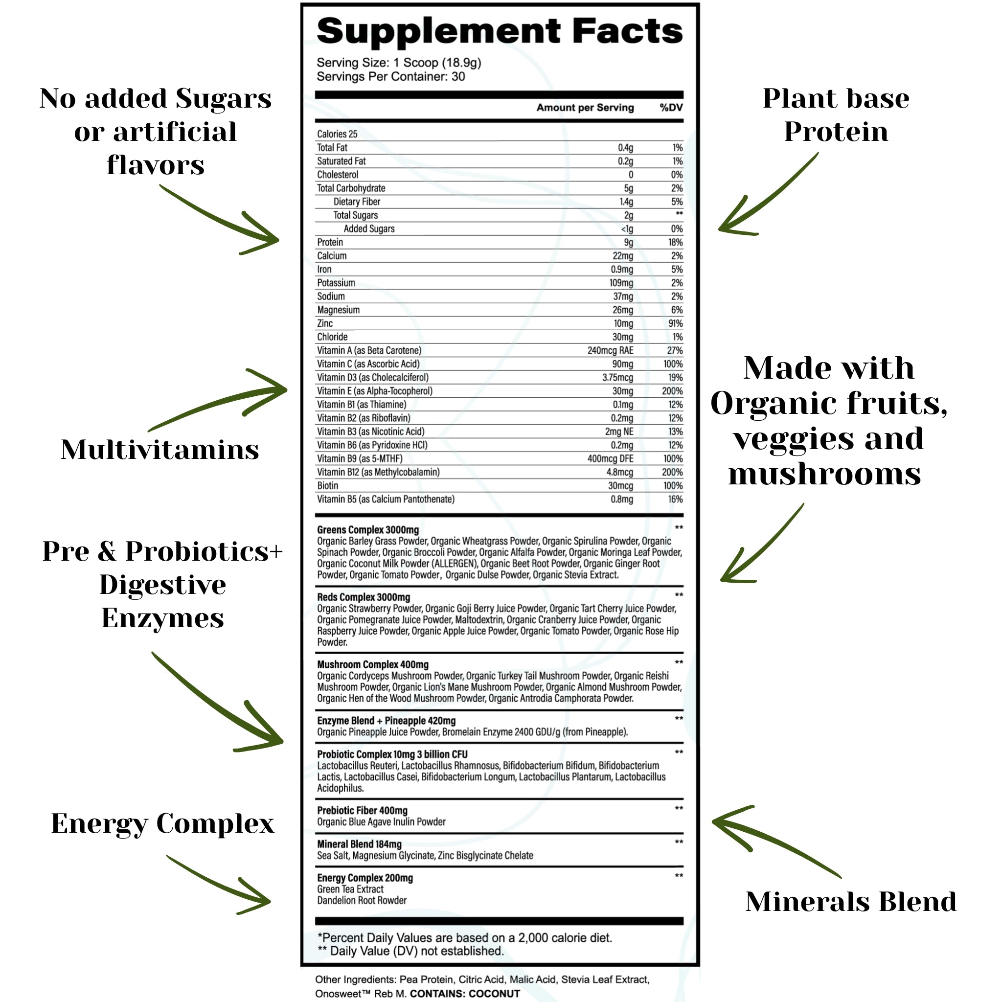 NUR-ME Whole Body Nutrition Superfood Supplement